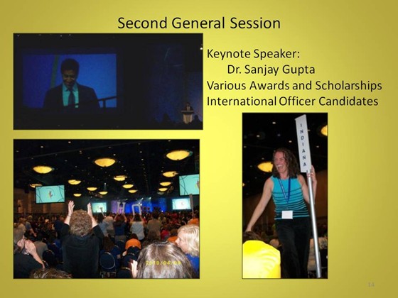 PowerPoints: PTK International Convention 2010